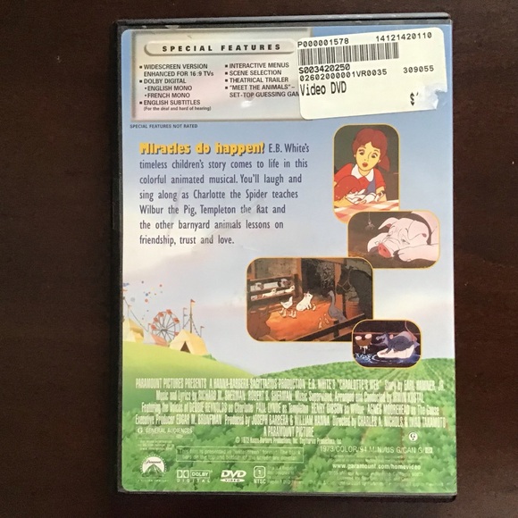 Charlotte’s Web Widescreen 2001 Version - Picture 2 of 3